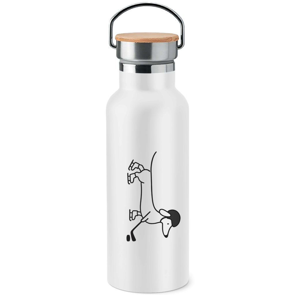 Edelstahl-Trinkflasche HOCKEY DACKEL