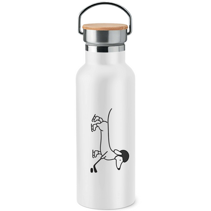 Edelstahl-Trinkflasche HOCKEY DACKEL