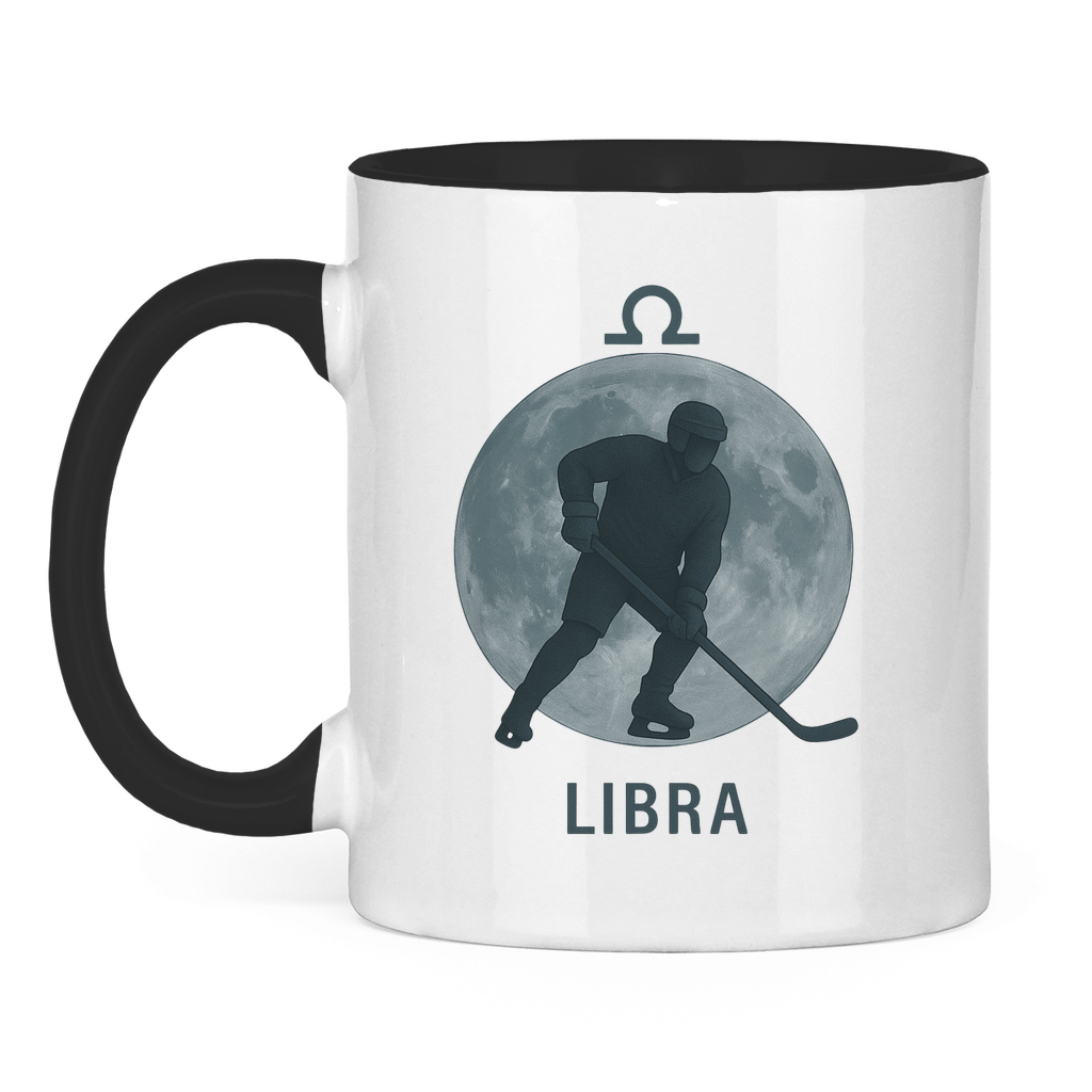Tasse zweifarbig STERNZEICHEN LIBRA / WAAGE
