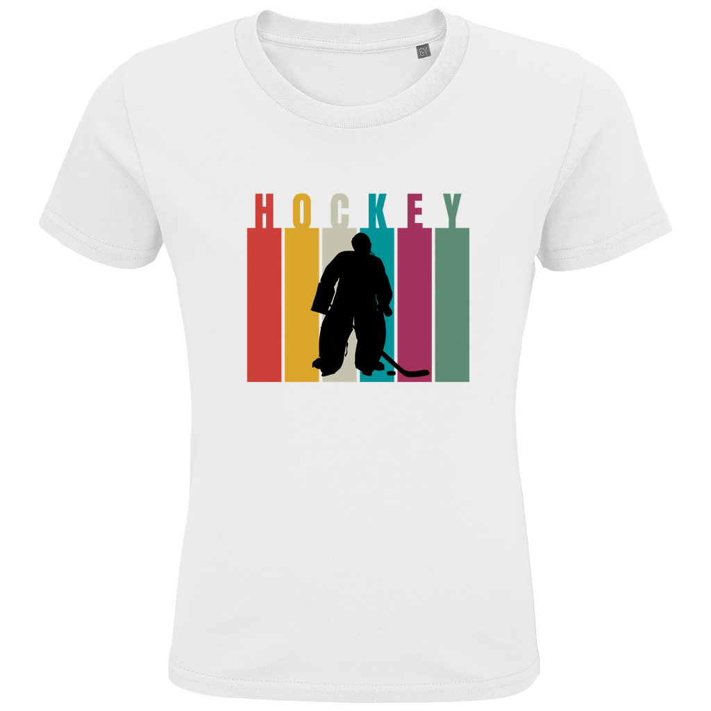 Kids T-Shirt COLOURFUL HOCKEY GOALIE