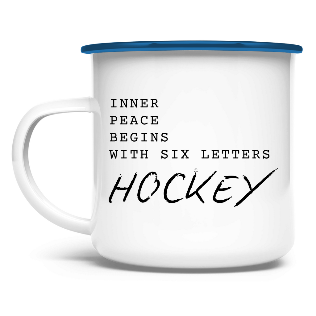 Emaille Tasse INNER PEACE