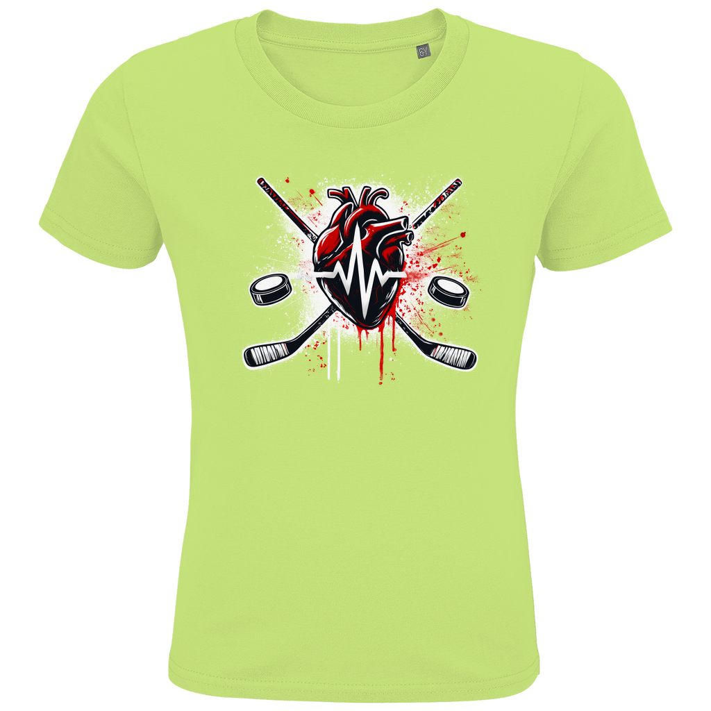 Kids T-Shirt HOCKEY HEARTBEAT