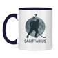 Tasse zweifarbig STERNZEICHEN SAGITTARIUS / SCHÜTZE