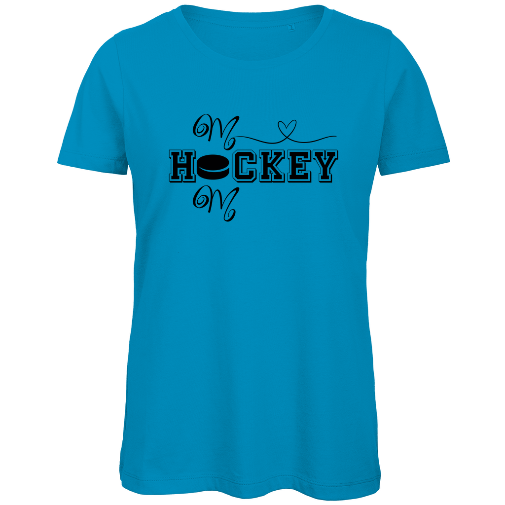Ladies T-Shirt HOCKEY MOM HEART