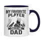 Tasse zweifarbig HOCKEYDAD FAVORITE PLAYER