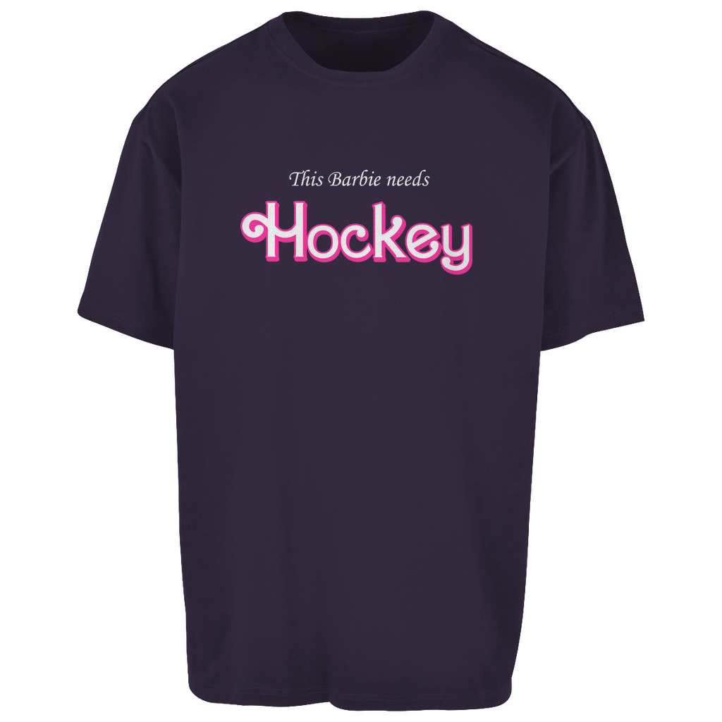 Oversize T-Shirt BARBIE NEEDS HOCKEY