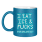 Glitzertasse ICE & PUCKS FOR BREAKFAST