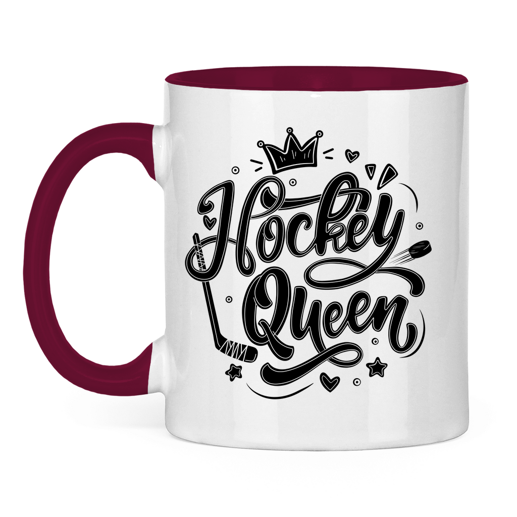 Tasse zweifarbig HOCKEYQUEEN II