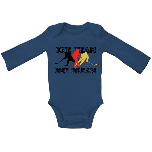 Babybody Langarm ONE TEAM-ONE DREAM GER