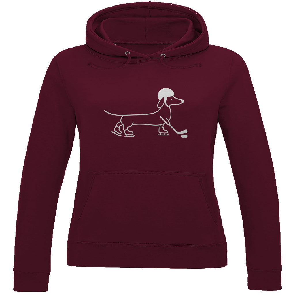 Ladies Hoodie HOCKEY DACKEL