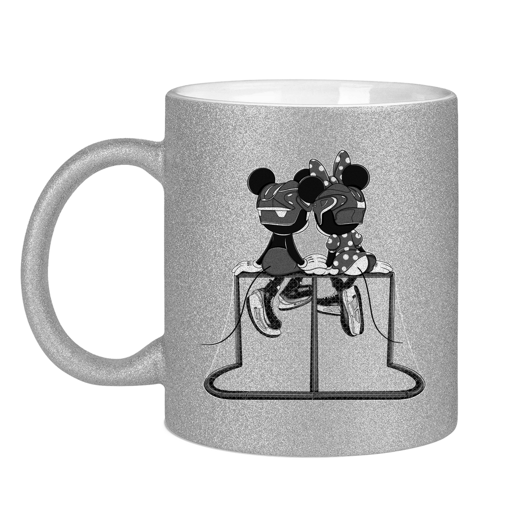 Glitzertasse MOUSE COUPLE