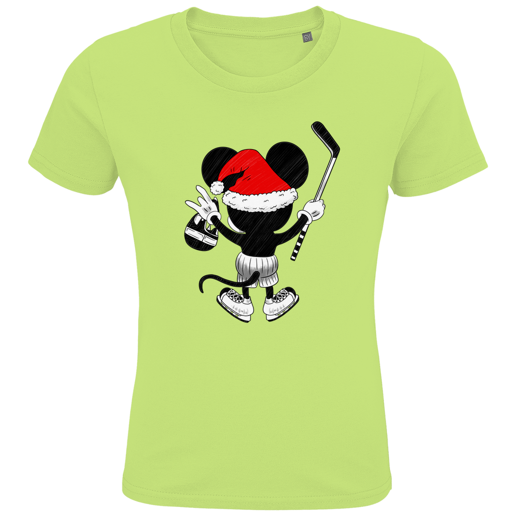 Kids T-Shirt HOCKEY-SANTA-MOUSE