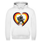 Unisex Hoodie HEART GERMANY GOALIE