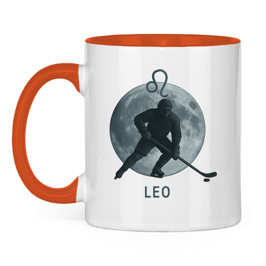 Tasse zweifarbig STERNZEICHEN LEO / LÖWE