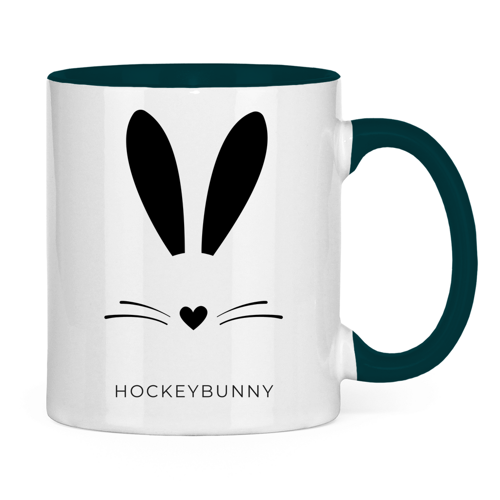 Tasse zweifarbig HOCKEYBUNNY