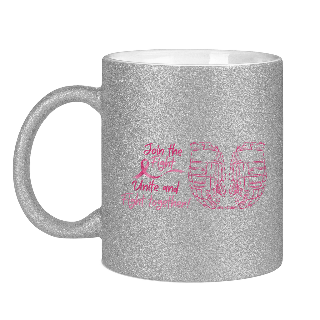 Glitzertasse PINKTOBER FIGHT