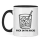 Tasse zweifarbig PUCK ON THE ROCKS