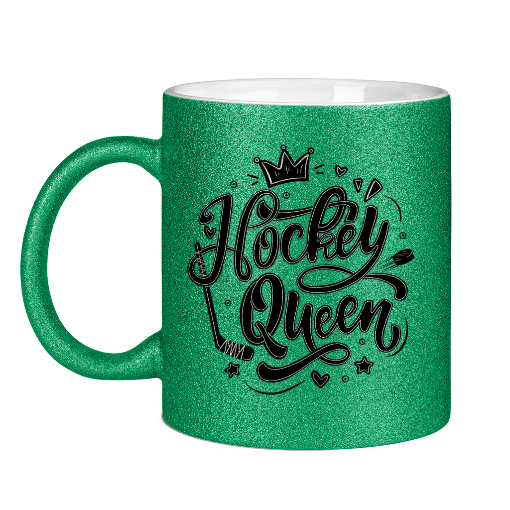 Glitzertasse HOCKEYQUEEN II