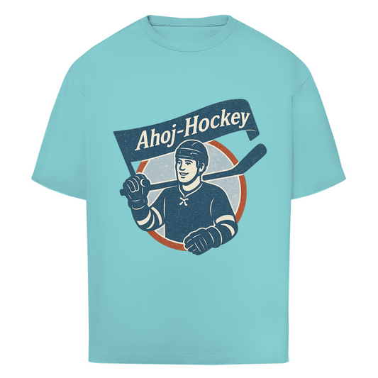 Oversize T-Shirt AHOJ-HOCKEY VINTAGE