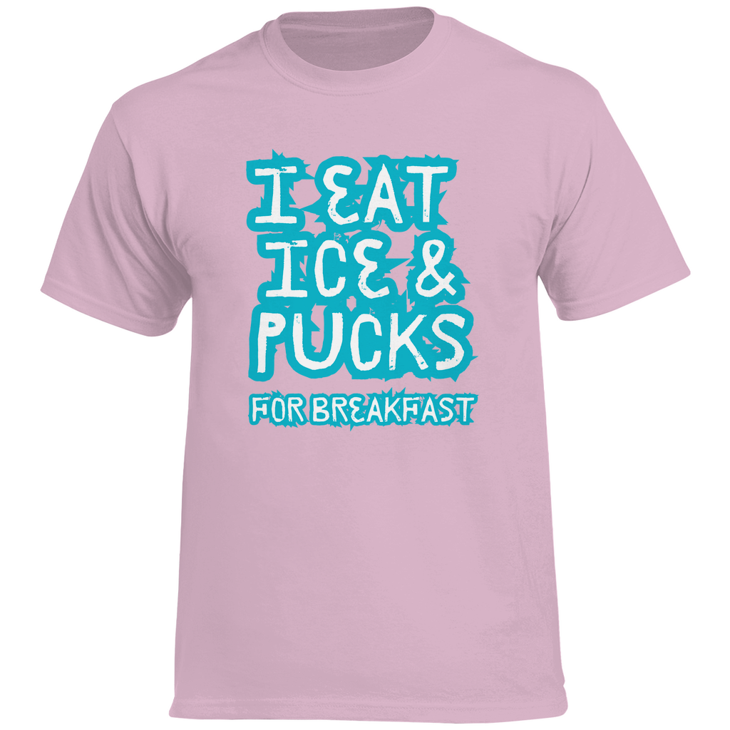 T-Shirt EAT ICE & PUCKS FOR BREAKFAST