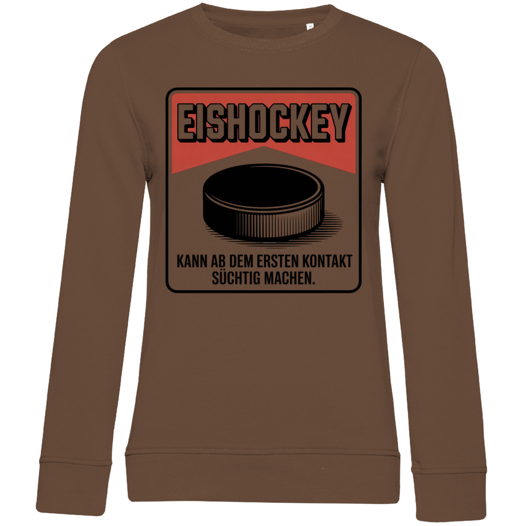 Ladies Sweatshirt EISHOCKEY ZIGARETTENSCHACHTEL