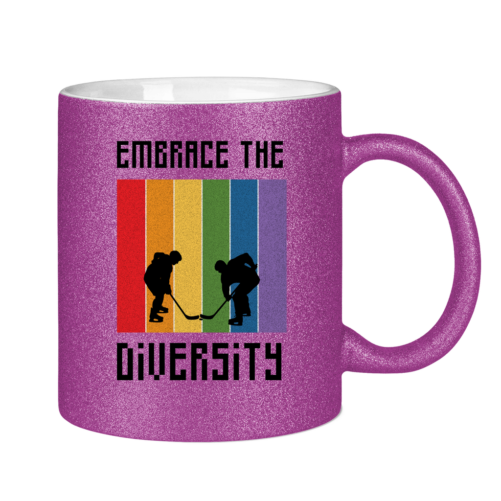 Glitzertasse EMBRACE THE DIVERSITY