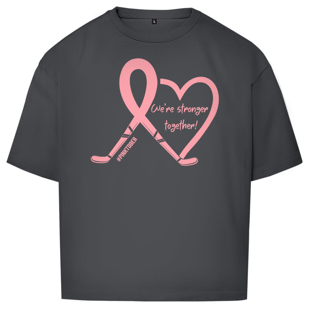 Oversize T-Shirt PINKTOBER STRONGER TOGETHER
