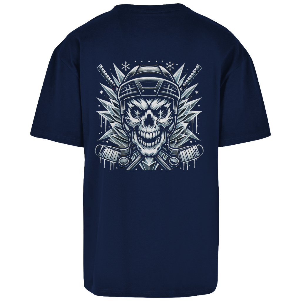 Oversize T-Shirt HOCKEY SKULL (back)