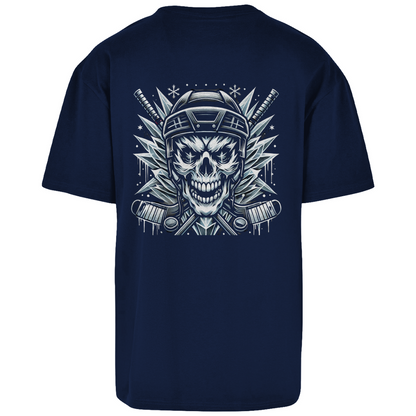 Oversize T-Shirt HOCKEY SKULL (back)