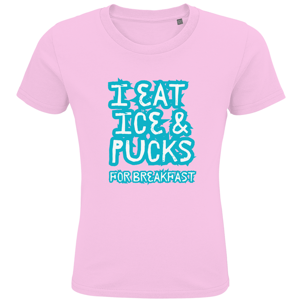 Kids T-Shirt ICE & PUCKS FOR BREAKFAST