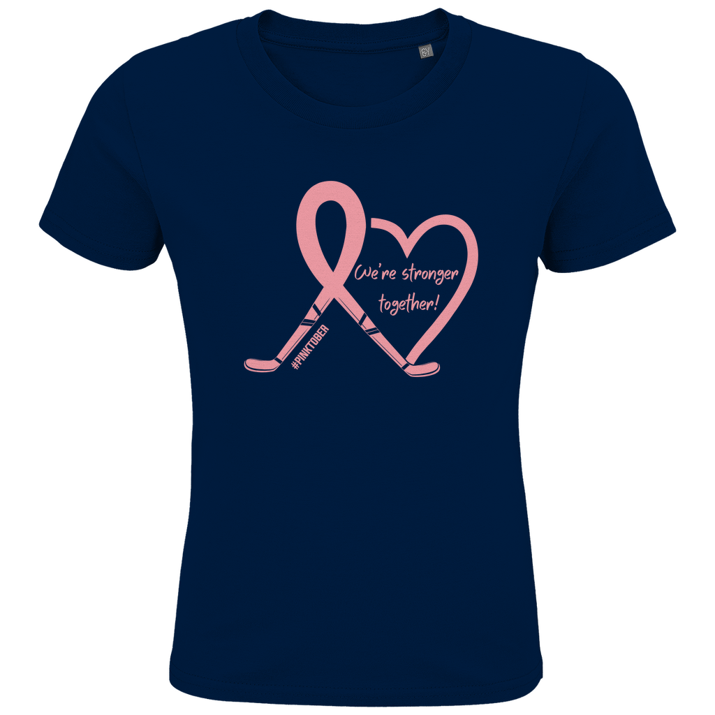 Kids T-Shirt PINKTOBER STRONGER TOGETHER