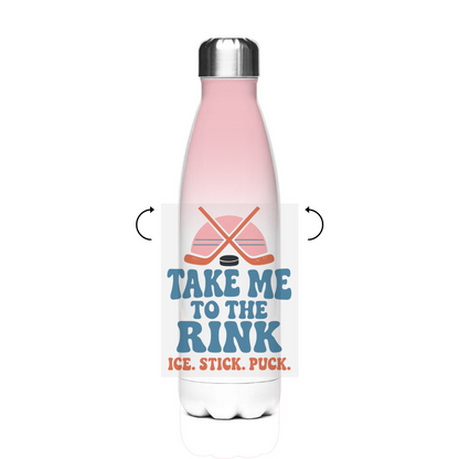 Edelstahl-Thermoflasche TAKE ME TO THE RINK