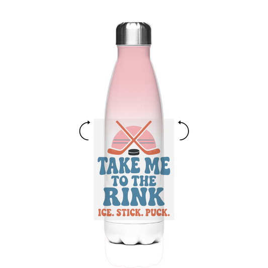 Edelstahl-Thermoflasche TAKE ME TO THE RINK