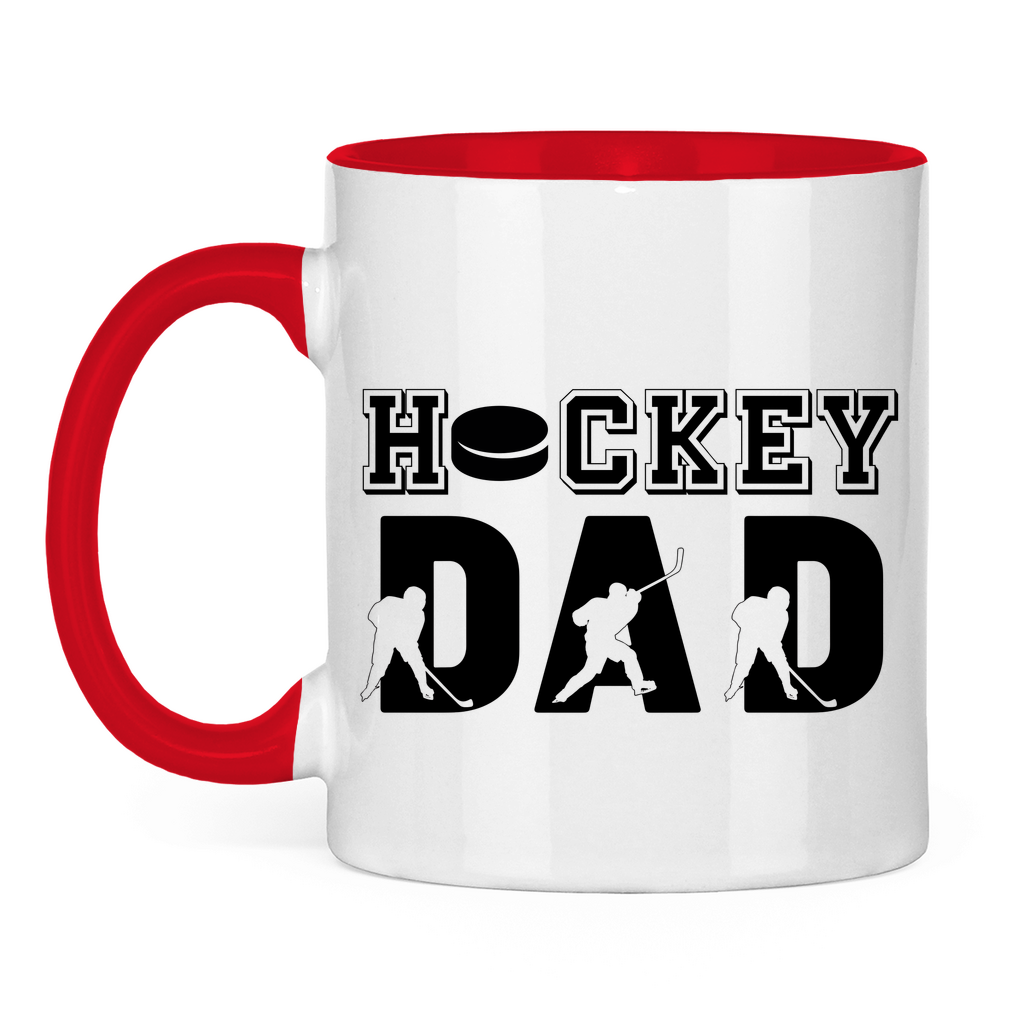 Tasse zweifarbig HOCKEYDAD SPIELER
