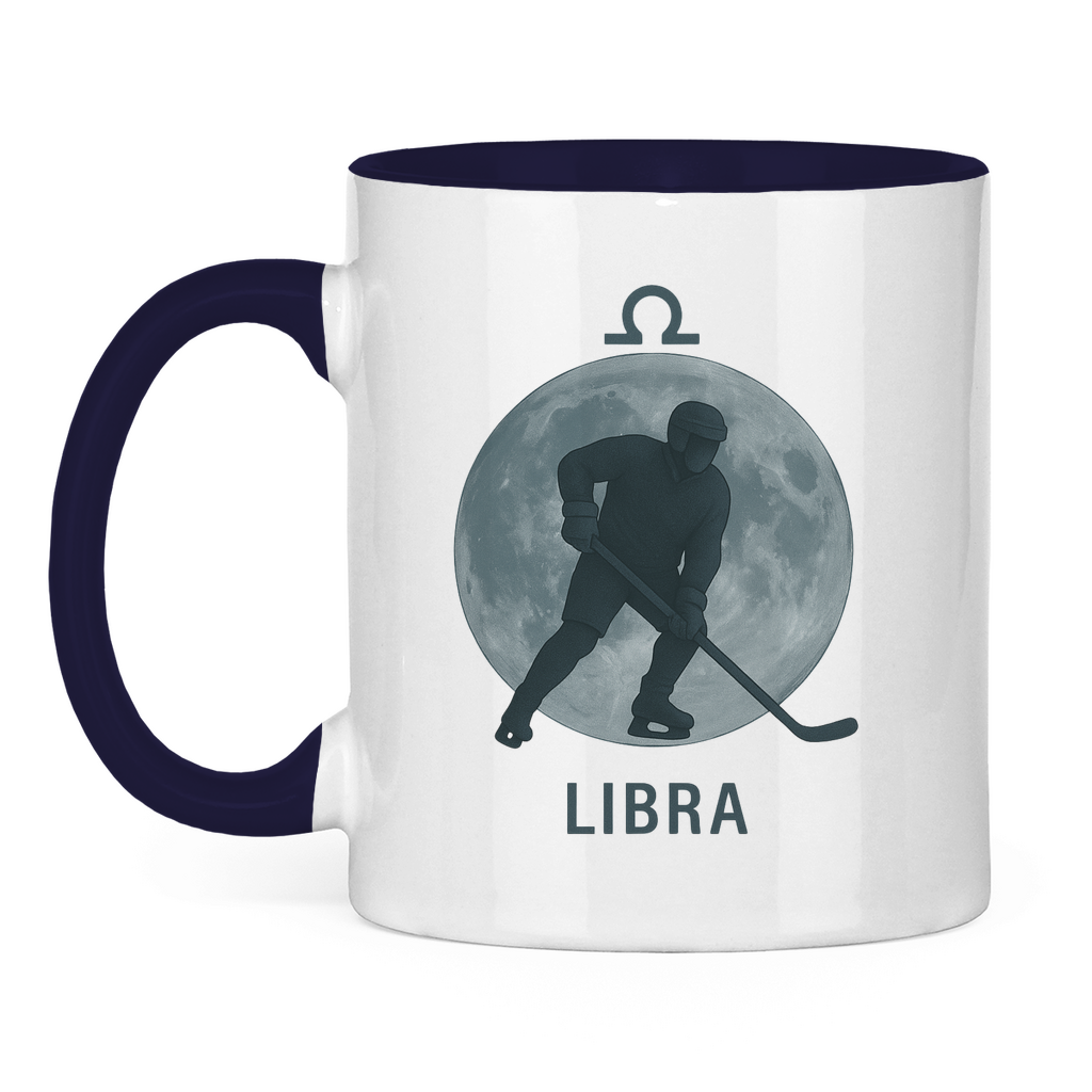 Tasse zweifarbig STERNZEICHEN LIBRA / WAAGE