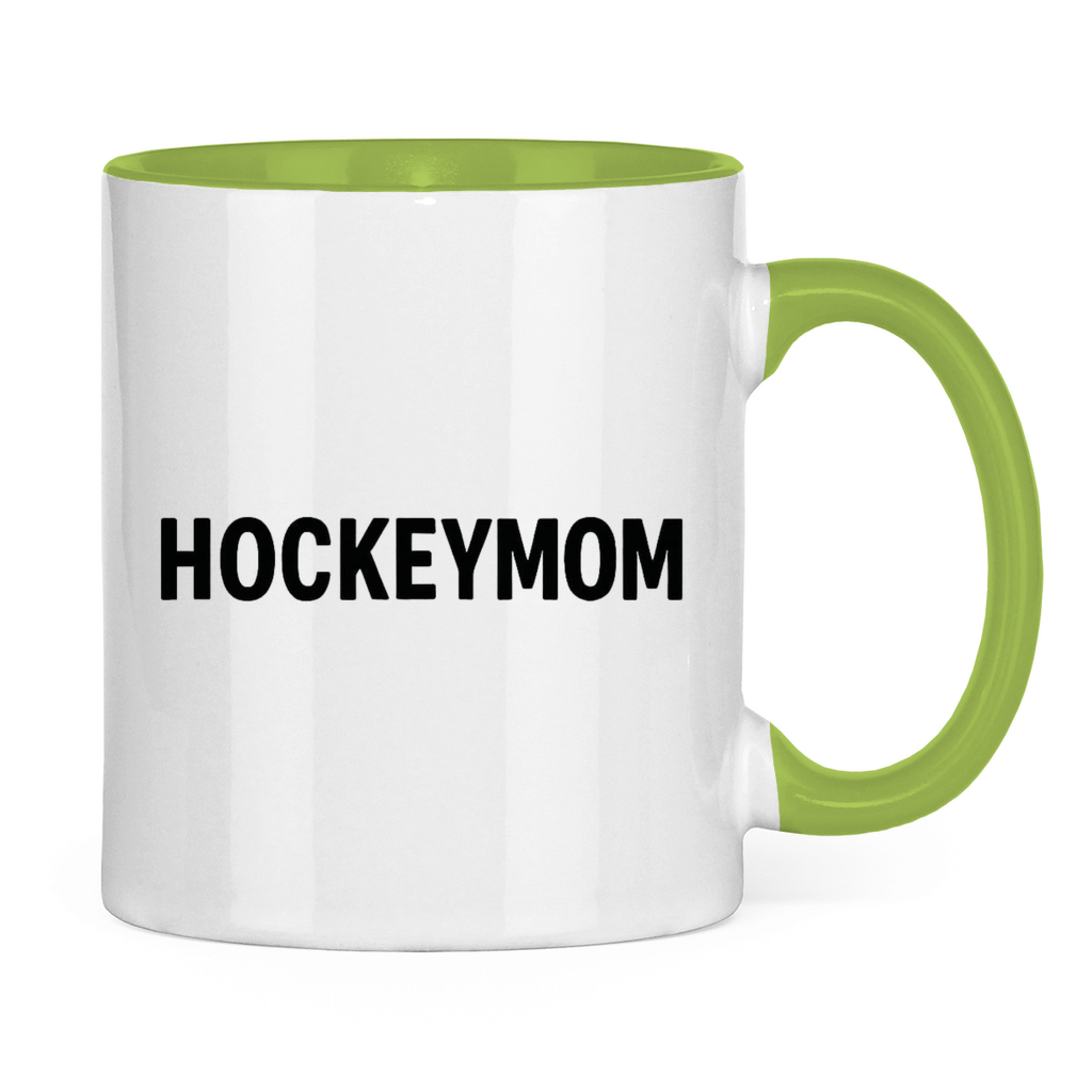 Tasse zweifarbig HOCKEYMOM BRAIN