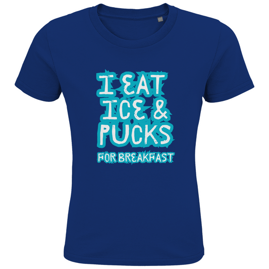 Kids T-Shirt ICE & PUCKS FOR BREAKFAST