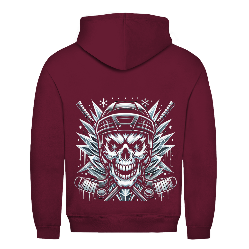 Unisex Hoodie HOCKEY SKULL (back)