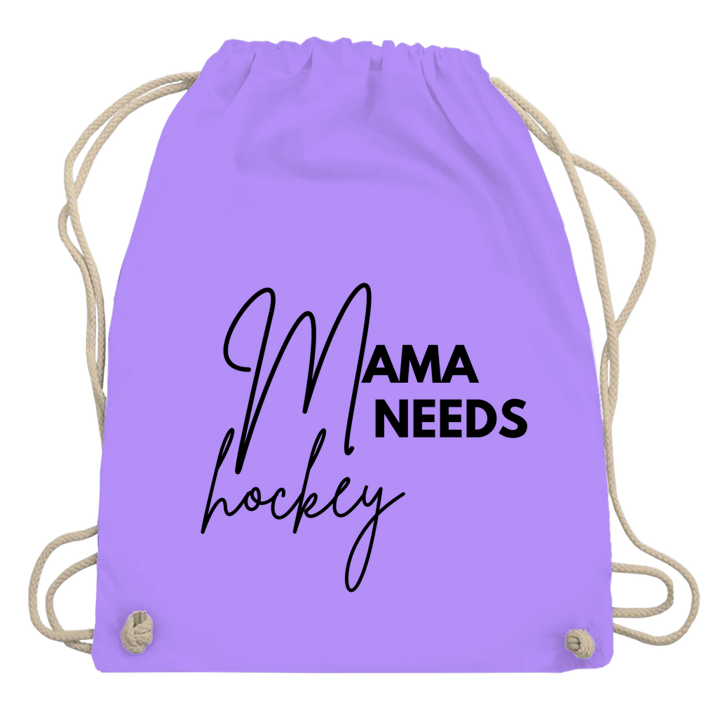 Turnbeutel MAMA NEEDS HOCKEY