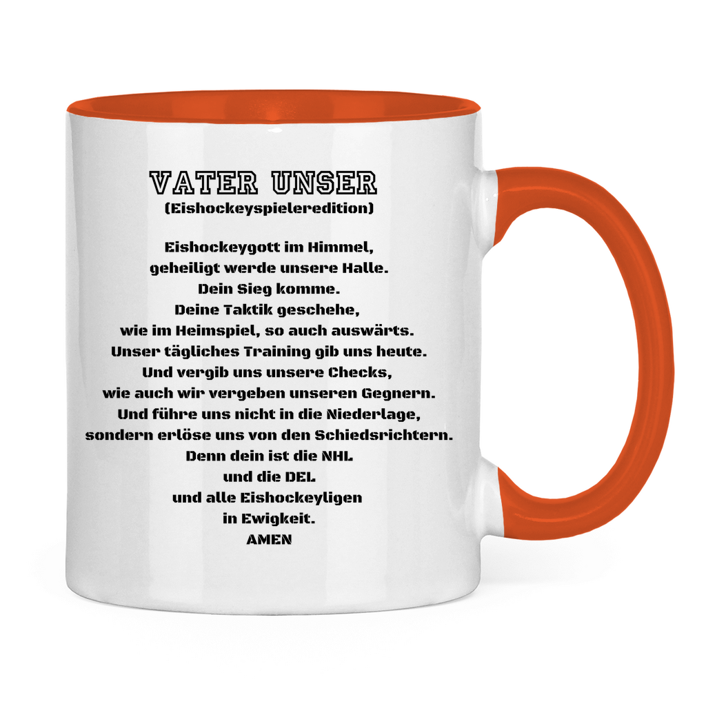 Tasse zweifarbig VATER UNSER SPIELER
