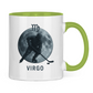 Tasse zweifarbig STERNZEICHEN VIRGO / JUNGFRAU