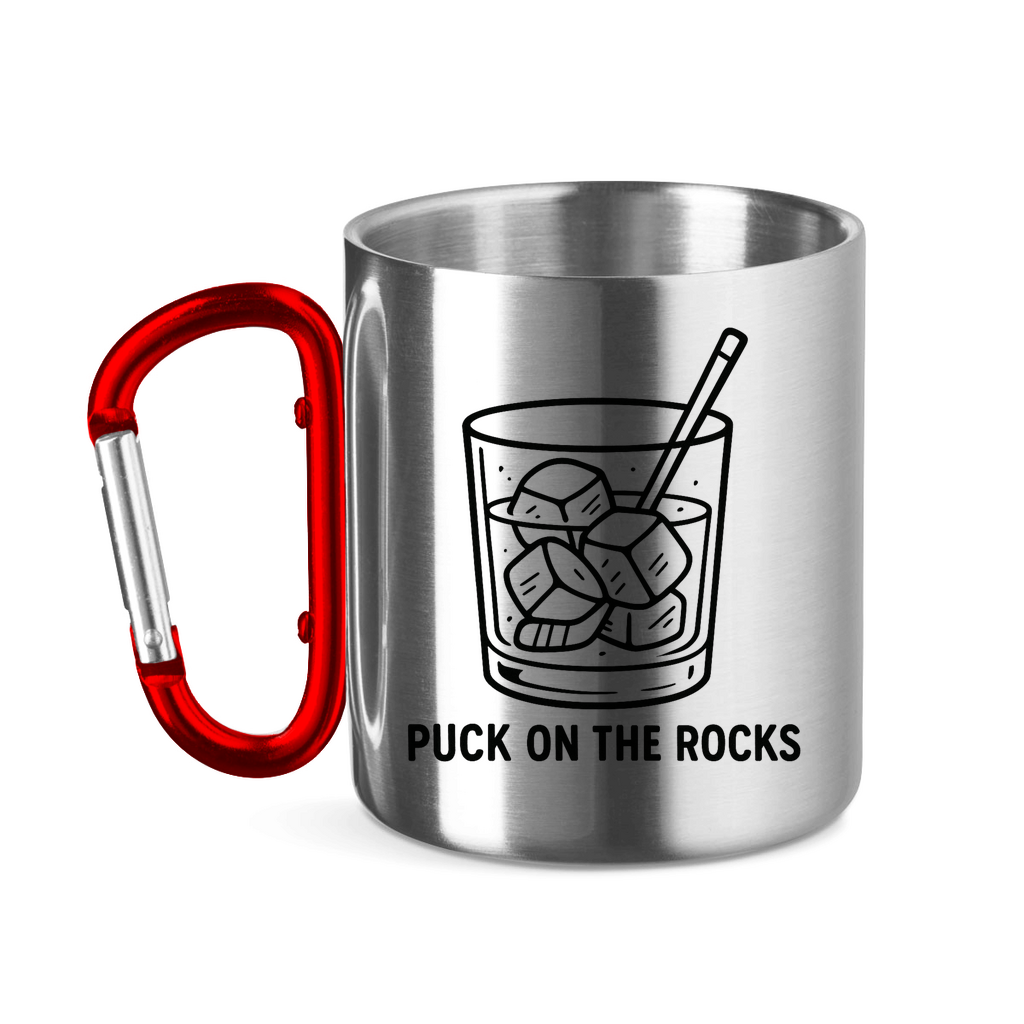 Edelstahltasse PUCK ON THE ROCKS