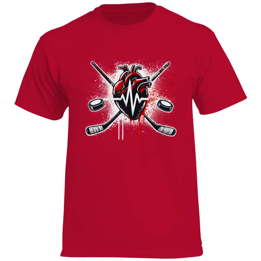 T-Shirt HOCKEY HEARTBEAT