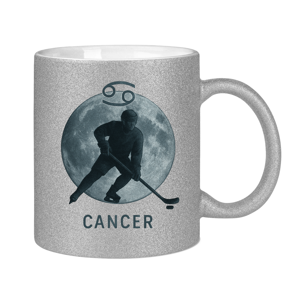 Glitzertasse STERNZEICHEN CANCER / KREBS