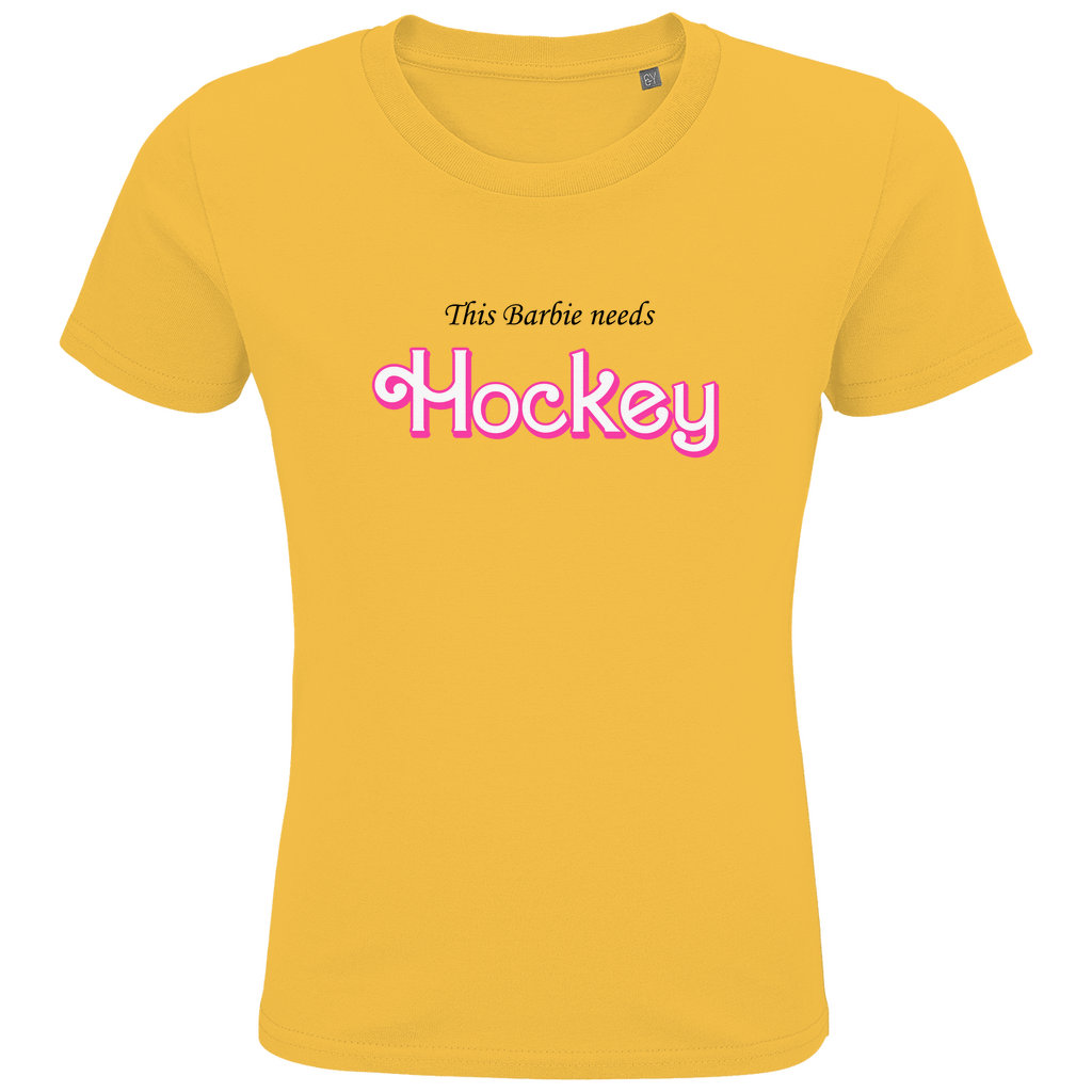Kids T-Shirt BARBIE NEEDS HOCKEY