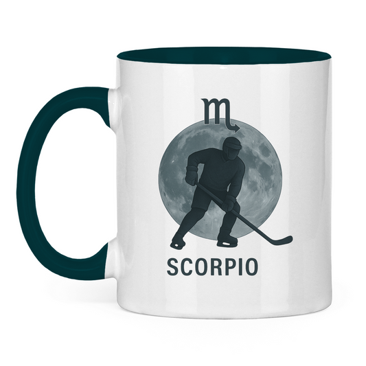 Tasse zweifarbig STERNZEICHEN SCORPIO / SKORPION