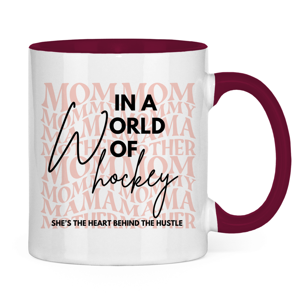 Tasse zweifarbig WORLD OF HOCKEY - MOM