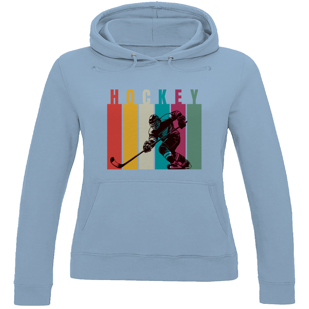 Ladies Hoodie COLOURFUL HOCKEYPLAYER