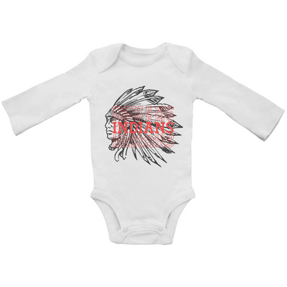 Babybody Langarm INDIANS HEAD