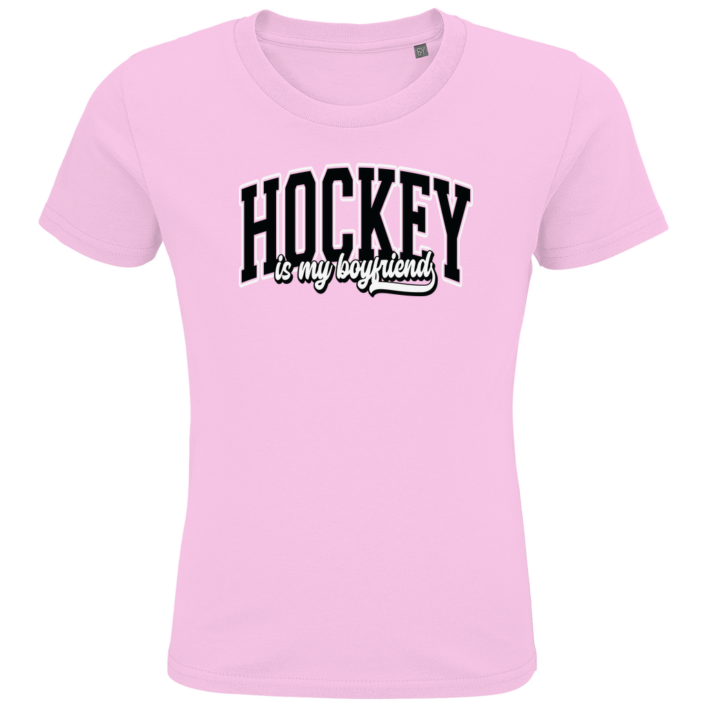 Kids T-Shirt HOCKEY IS MY BOYFRIEND